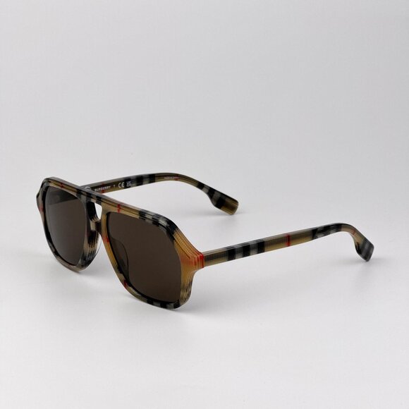 Burberry Kids JB4340 Sunglasses – Vintage Check Brown Pilot Frame | Model 377873 - Picture 3 of 9